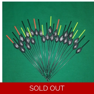 'MATCH RANGE' CLEARANCE x 25 Pole Floats (SRG006)